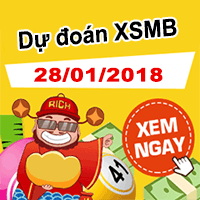 Soi cầu lô đề dự đoán xổ số miền bắc ngày 28/01/2018