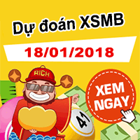 Soi cầu lô đề dự đoán xổ số miền bắc ngày 18/01/2018